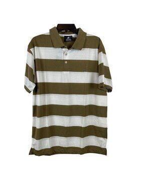 Pacific Polo Club Striped Pullover Short Sleeve Shirt Size XL